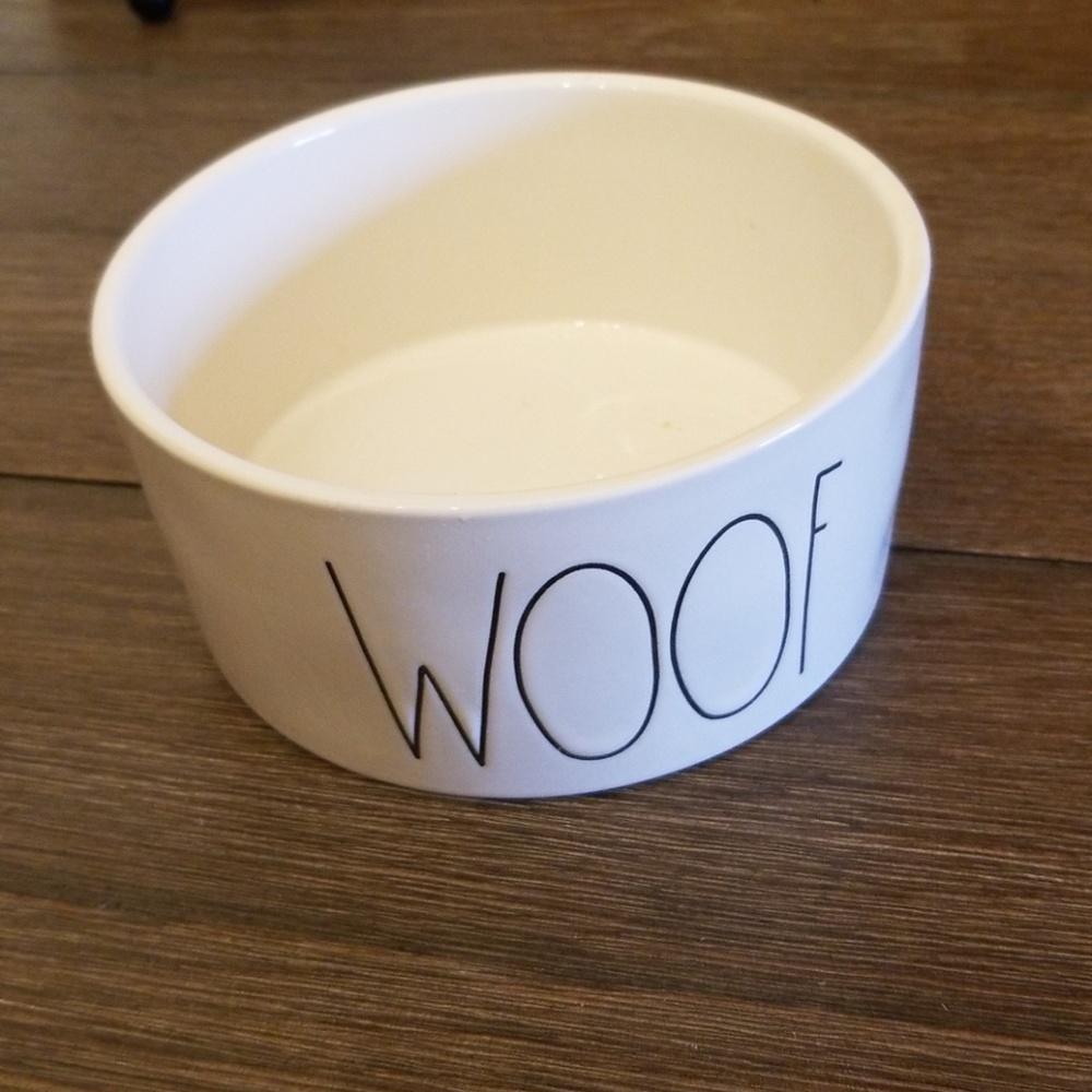 Rae dunn woof dog bowl